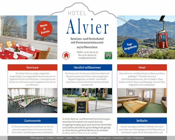 Seminar- und Ferienhotel Alvier in Oberschan, Wartau