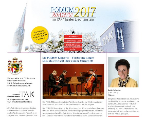 Podium Konzerte Vaduz Podium Konzerte Vaduz