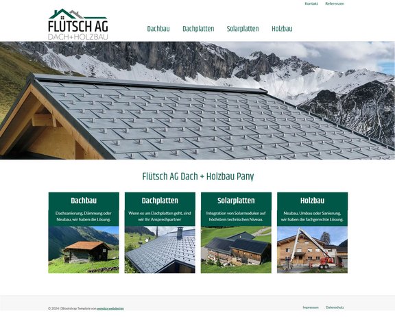 Flütsch Dach- und Holzbau Pany Flütsch Dach- und Holzbau Pany