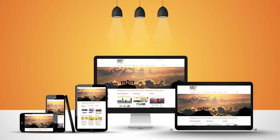 Homepage für Firmen, Gewerbe und KMU