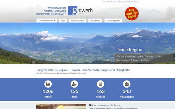 Plattform für die Region Werdenberg, Sarganserland und Bündner Herrschaft