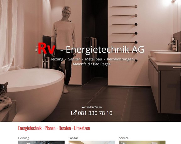 Homepage Rv Energietechnik Maienfeld  