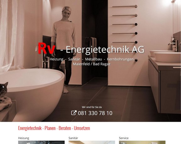 Homepage Rv Energietechnik Maienfeld