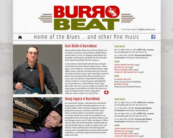 Burro Beat Blues Music, Kurt Bislin  