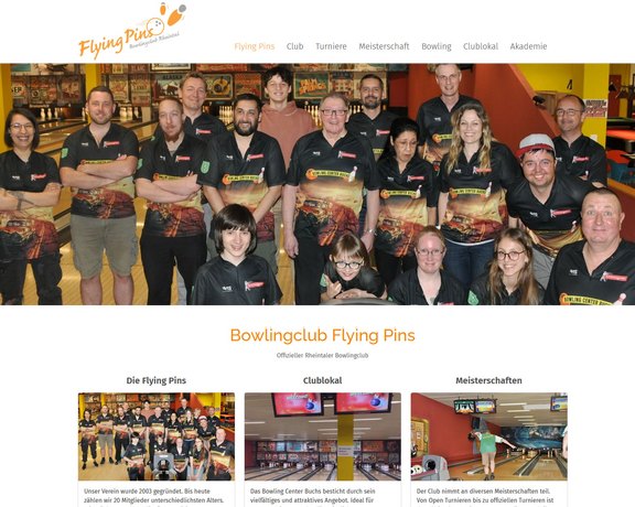 Flying Pins Bowlingsport im Rheintal