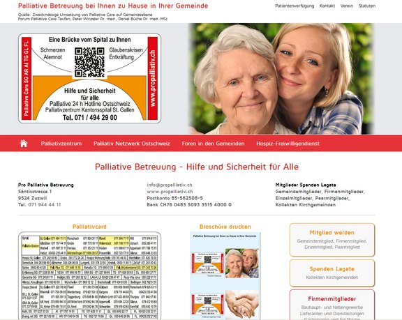 Homepage Pro Palliativ Ostschweiz