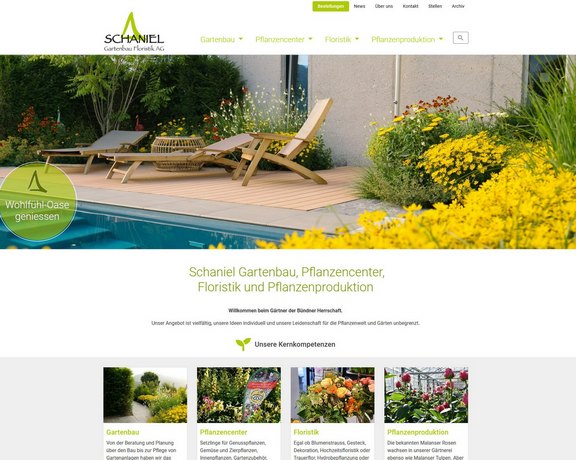 Schaniel Gartenbau, Pflanzencenter, Floristik und Pflanzenproduktion