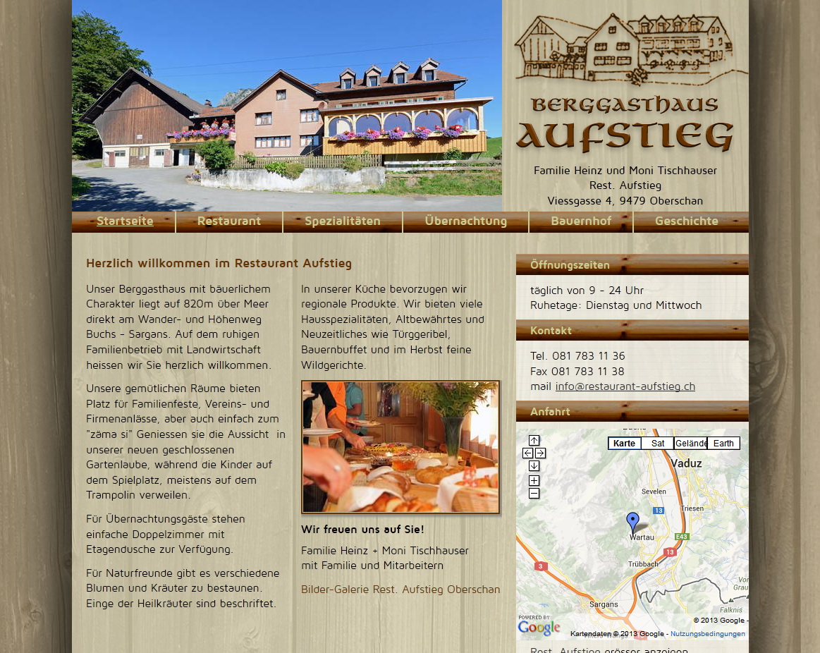 Berggasthaus Aufstieg Oberschan Berggasthaus Aufstieg Oberschan