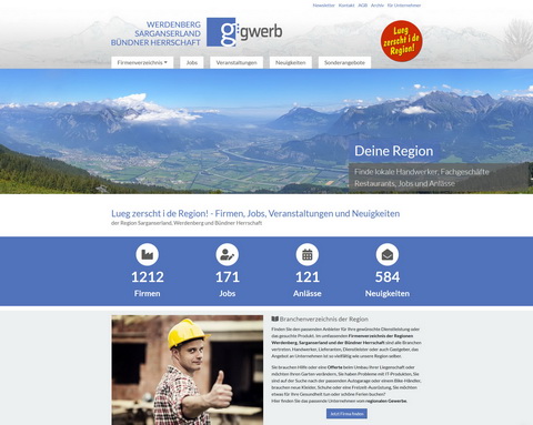 gwerb.info - Plattform für das Gewerbe der Region